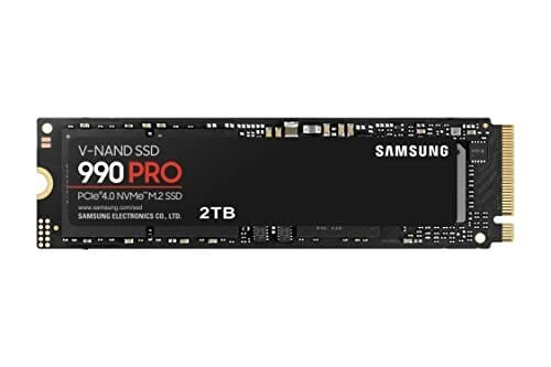 Samsung 990 Pro 2TB PCIe Gen4 M.2 Internal SSD With Heatsink SSD