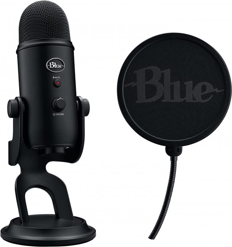 Logitech Blue Yeti.