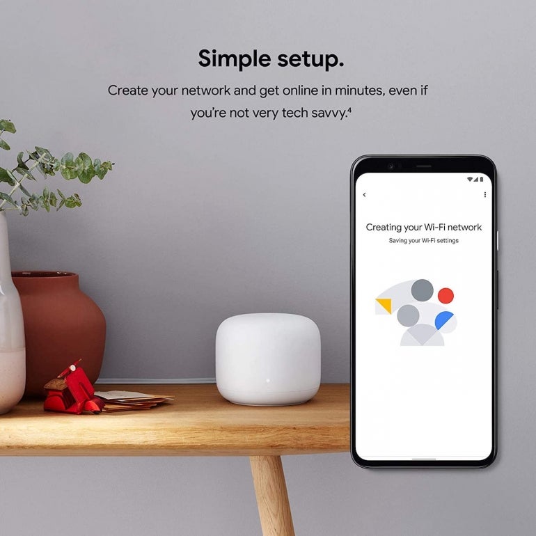 Google Nest Wifi - Home Wi-fi System - Wi-fi Extender - Mesh Router for Wireless Internet.