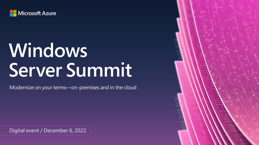 Join Us for Windows Server Summit 2022