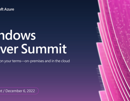 Join us for Windows Server Summit 2022