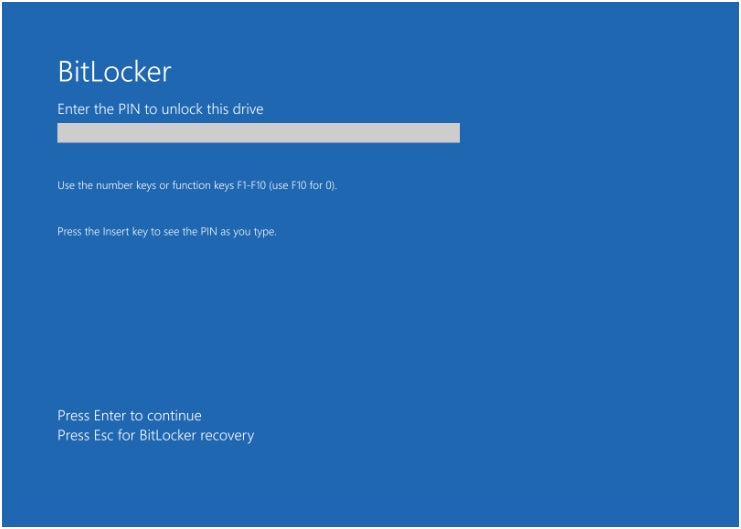 Accessing a Drive Via Bitlocker.