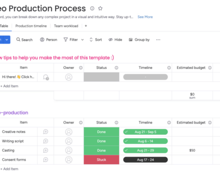 8 Video Production Templates You Can Use in