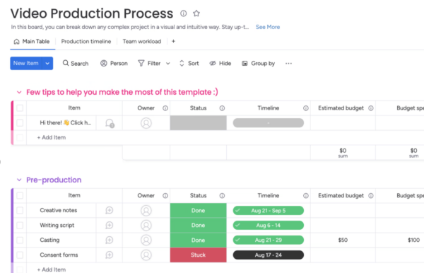 8 Video Production Templates You Can Use in