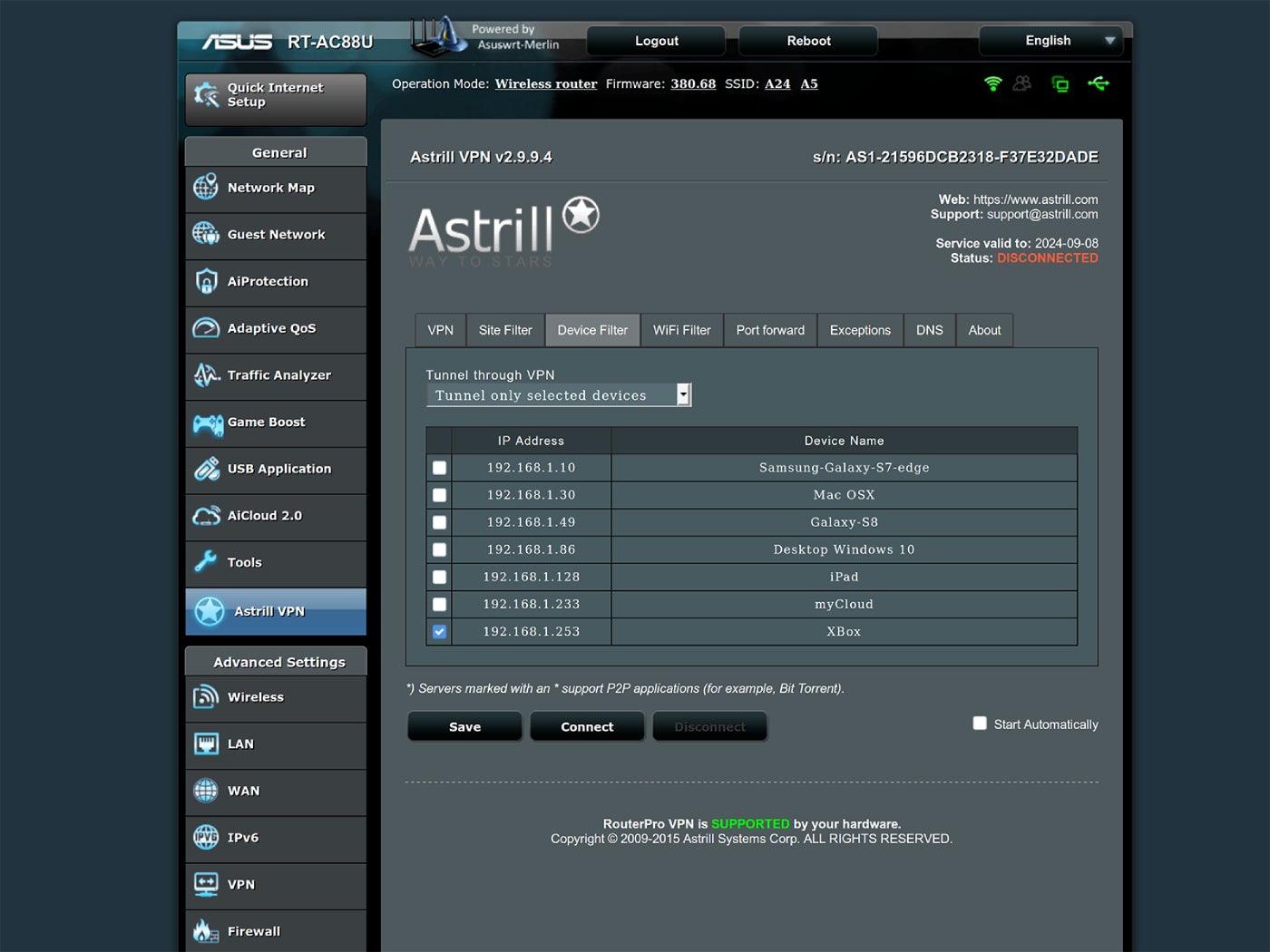 Astrill Vpn Screenshot.