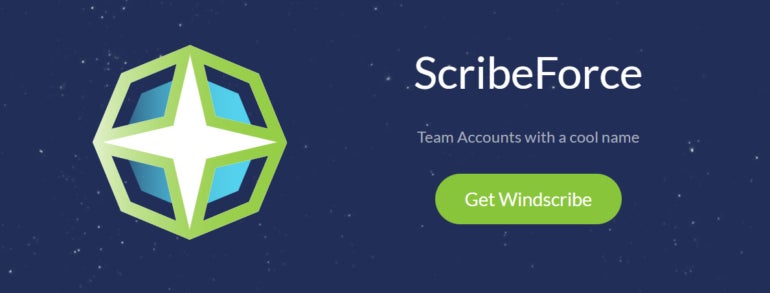 Scribeforce Team Accounts.