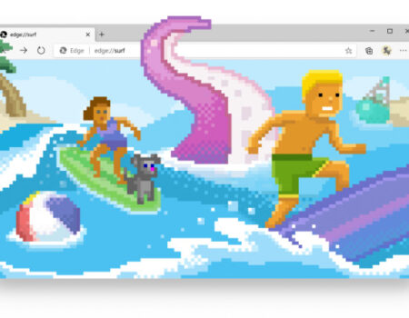 Edge's built-in game Surf gets a massive update with a lot of cool stuff