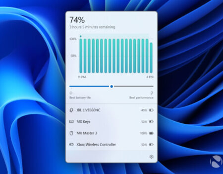 Battery Flyout for Windows 11 can now display battery health, charge cycles, and more