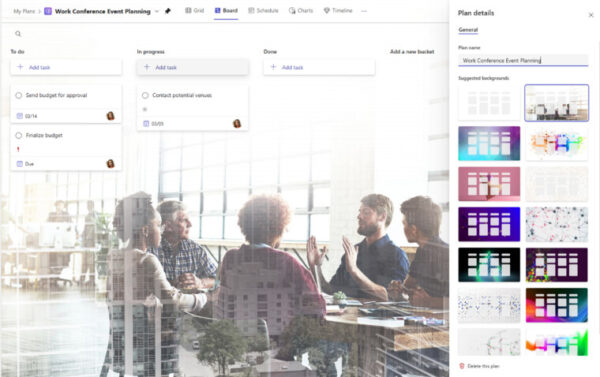 Microsoft Planner Gets Customizable Backgrounds to Make Plans Look Better